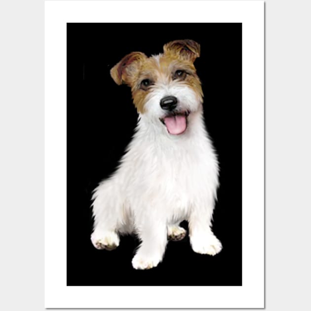 Jack Russell Terrier (shaggy) - Just the Dog Wall Art by Dogs Galore and More